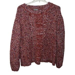 Joseph A Multicolored Speckled Knit Sweater Size Medium